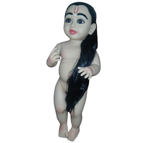 23 Inch Skin Tone Silicon Laddu Gopal Ji