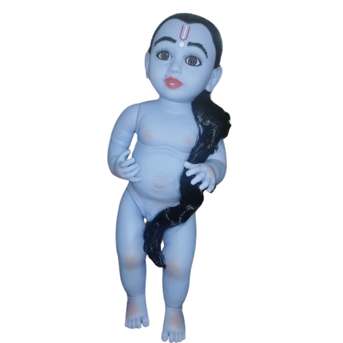 23 Inch Blue Silicon Laddu Gopal ji