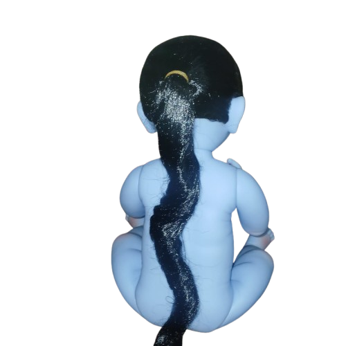 23 Inch Blue Silicon Laddu Gopal ji