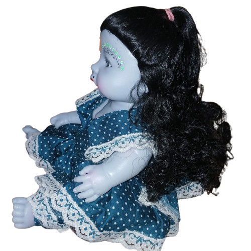 Silicone Laddu Gopal ji - Blue (12 inch )