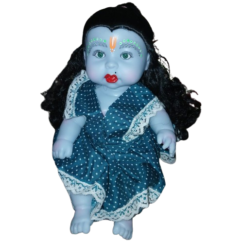 Silicone Laddu Gopal ji - Blue (12 inch )