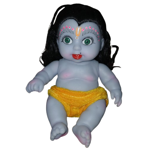 Silicone Laddu Gopal ji - Blue (8 inch )