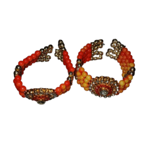 Premium Pearl Kangan for Laddu Gopal Ji (orange)