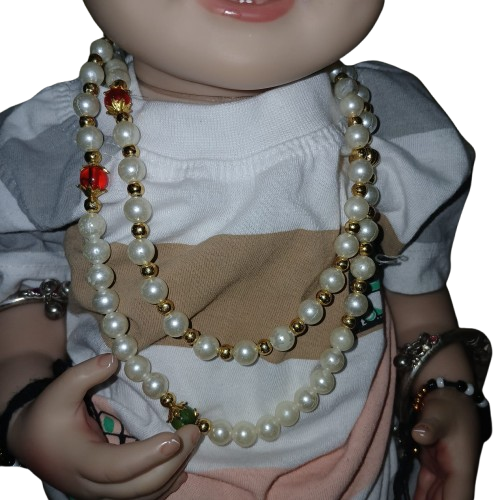 Premium Pearl Mala for Laddu Gopal Ji
